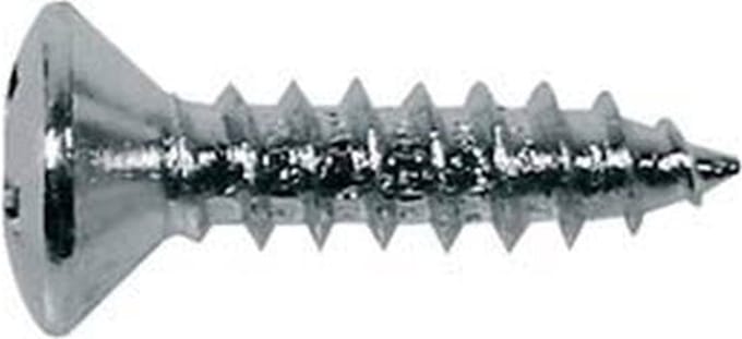 Boston TS-01-N Oval Countersunk Schroeven 3x12mm - 12 Stuks voor Pickguard