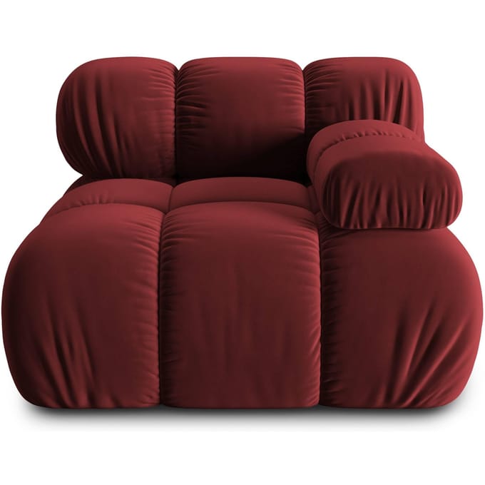 Modulair-hoekelement Tropea rechts velvet | Milo Casa