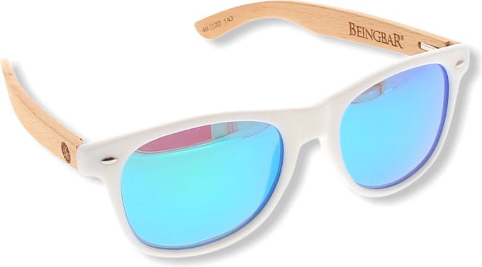 BEINGBAR Eyewear "Model 32" Sustainable Bamboo Sunglasses