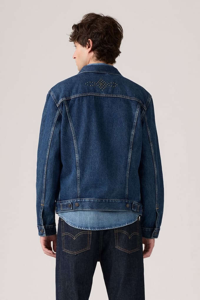 Levi's The Trucker Jacket Check This Out Taglia: M | Giacche di jeans Outlet | Uomo