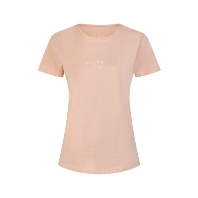 By Louise Dames Korte Pyjama Set Shortama Roze/Blauw Gestipt - Maat L