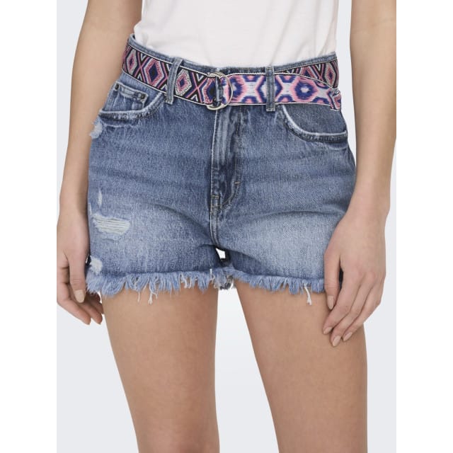 ONLY - ONLROBYN EX HW ST VINTAGE DNM SHORTS - Dames - Bermuda shorts
