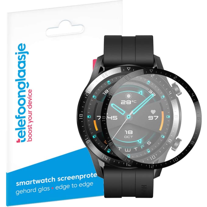 Huawei Watch GT 2 46mm screenprotector gehard glas