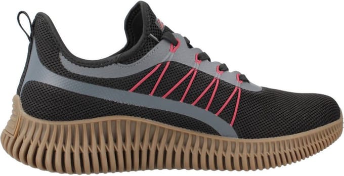 Skechers BOBS GEO vegan herensneaker 118171 BKMT zwart/multi