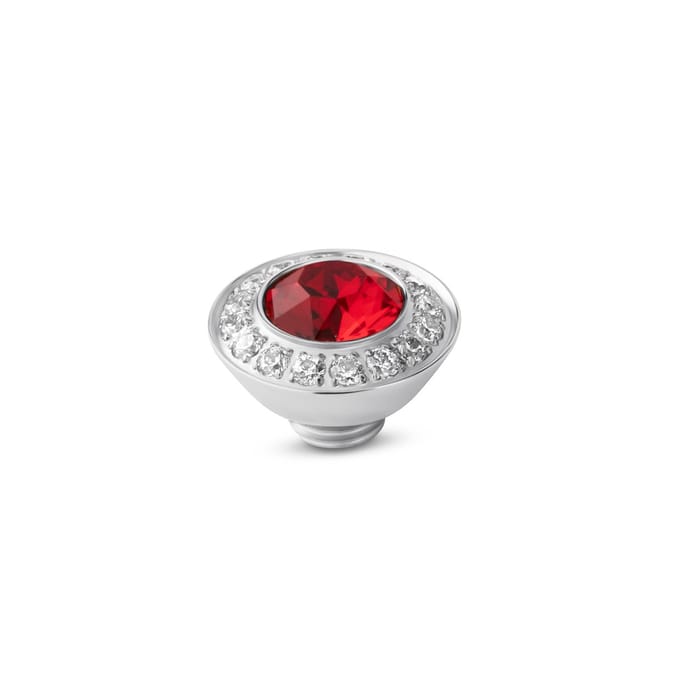 Melano Vivid Radiant Steentje Light Siam | Zilver