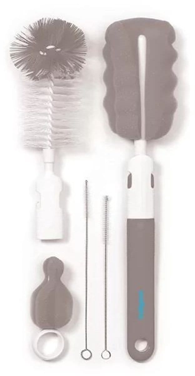 Borstelset Fles / Beker Babyono Antraciet