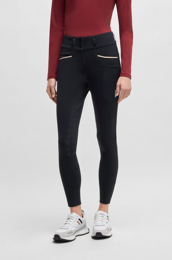 BOSS Equestrian High Waist Rijbroek Hailey Winter Full Grip - Sky Captain - S