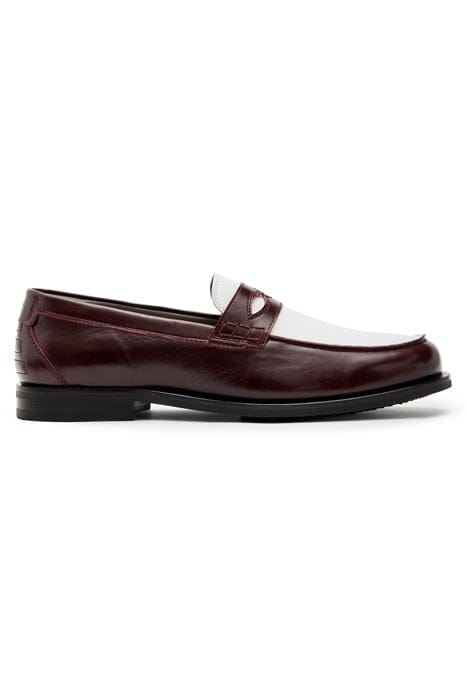 AllSaints Harmon Loafer Winehous Red/white Taglia: 45 | Mocassini Outlet | Uomo | Rosso