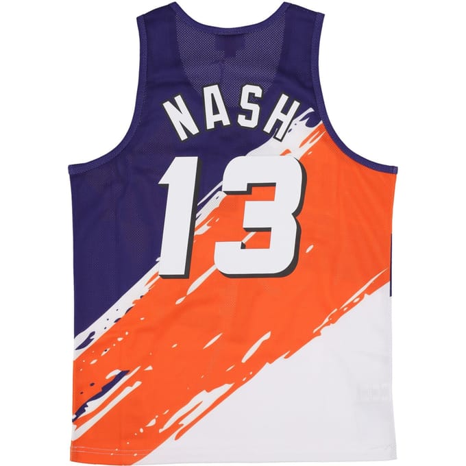 Basketbalvest heren Nba Paint Brush Mesh Tank nr. 13 Steve Nash Phosun Multi/wit