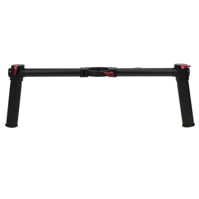 Stabilisateur de caméra à double poignée Support d'extension pour lumière/moniteur pour Zhiyun Crane 2S black