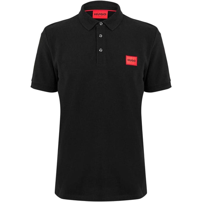 Hugo Heren Dereso Poloshirt Met Korte Mouwen (Zwart)