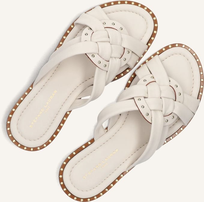 STEFANO LAURAN 24003 Slippers - Dames - Wit - Maat 39
