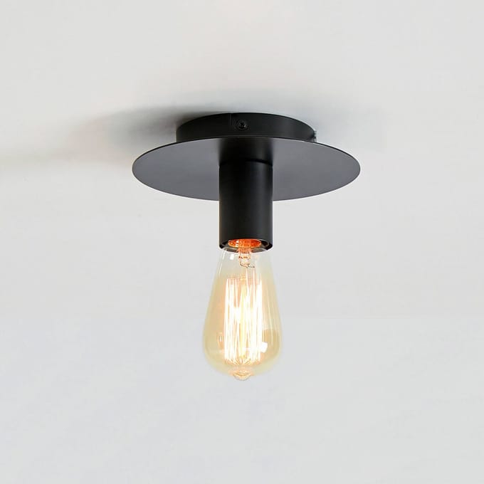 Markslöjd Plafondlamp Piatto fittinglamp E27 zwart