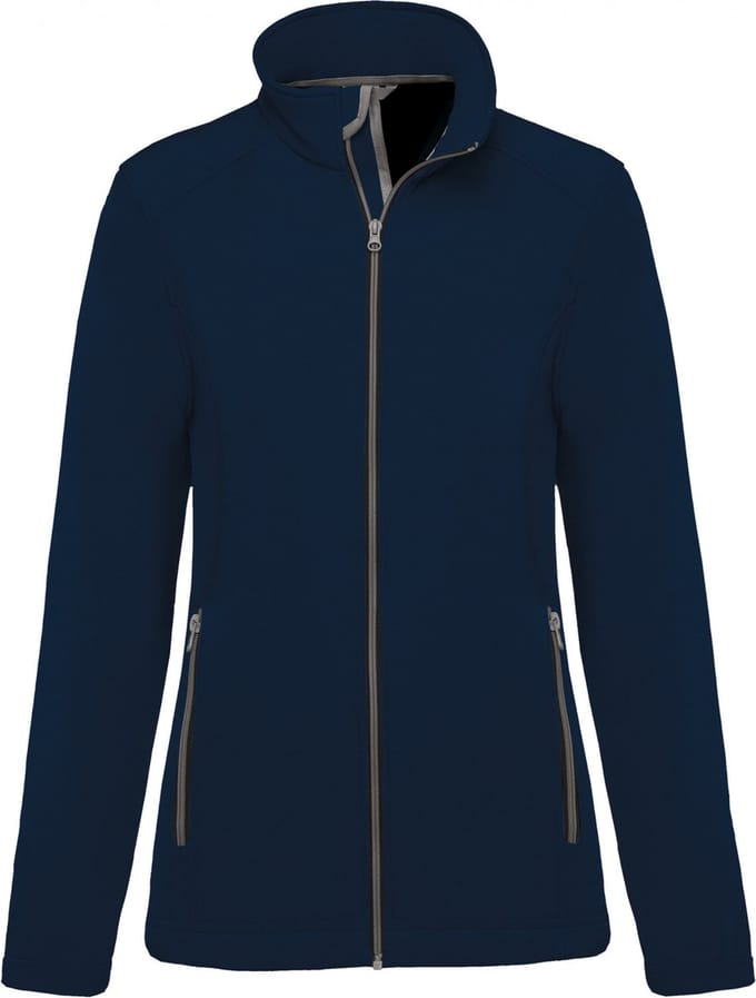 Kariban 2-laagse damessoftshelljas K425 - Navy - S