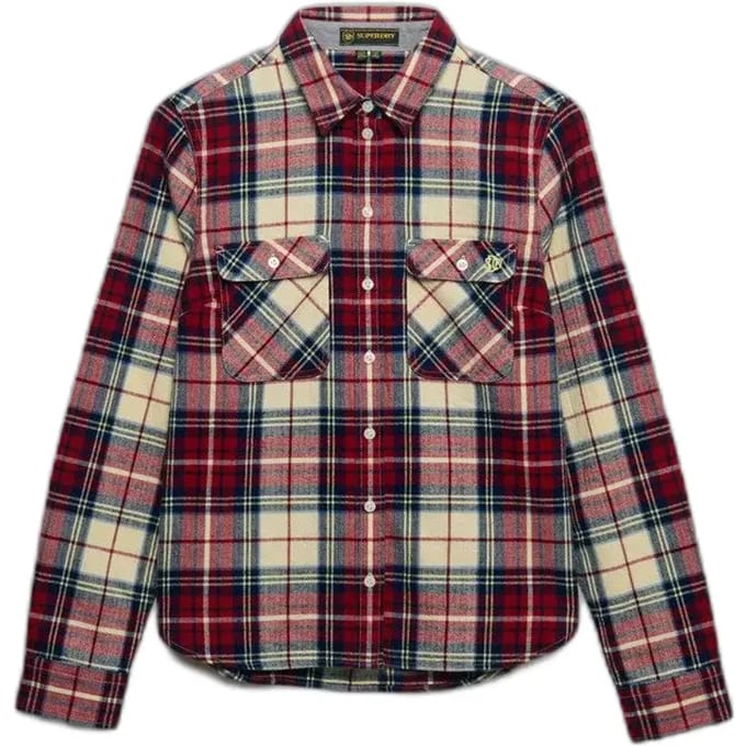 Flanellen geruite blouse dames Superdry Lumberjack