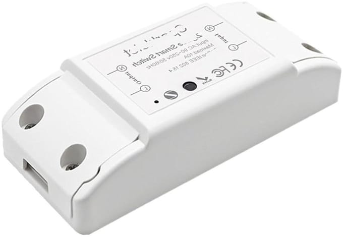 Automatische Schakelmodule - Afstandsbediening Controller - Stroom Beheer - Aardingsfout Bescherming - 88 x 38 mm - Wit