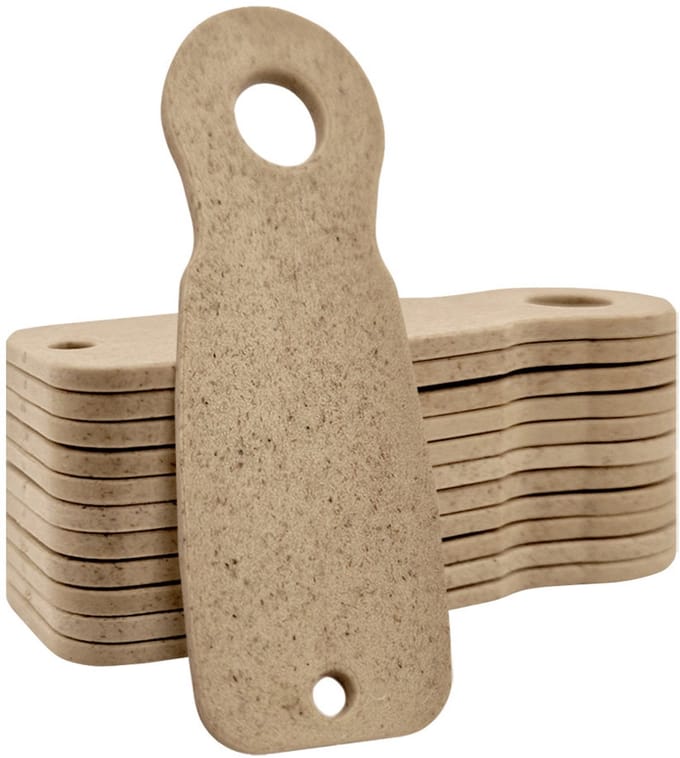 CombiCraft Blanco Caddy-Key Houtvezel Winkelwagenmunt - 50 stuks
