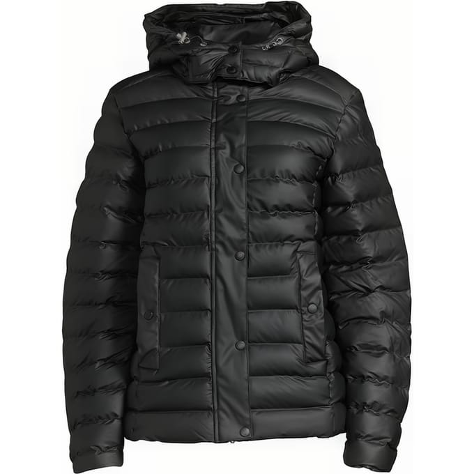 Ilse Jacobsen 10 Rainp01 Padded Rain Jacket Black Größe: 38 | Trench Coats Outlet | Damen | Schwarz