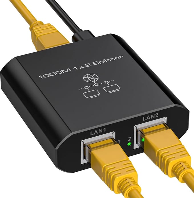 Netwerk Switch - Netwerk Splitter - Unmanaged - Netwerkkabel