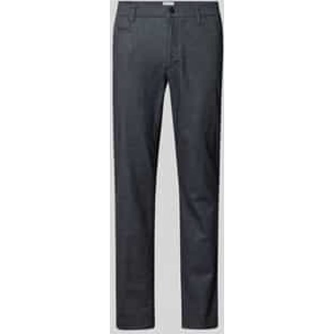 slim fit broek met achterzakken model 'Fabio'