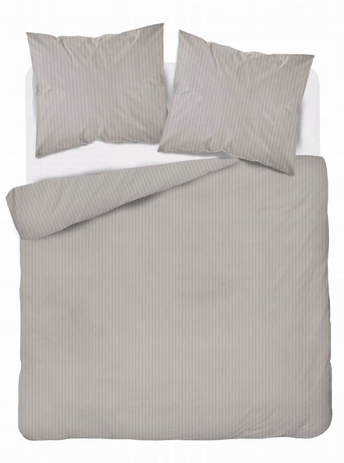 Puur Adamaszek Dekbedovertrek 160x200cm Beige - Luxe Katoen