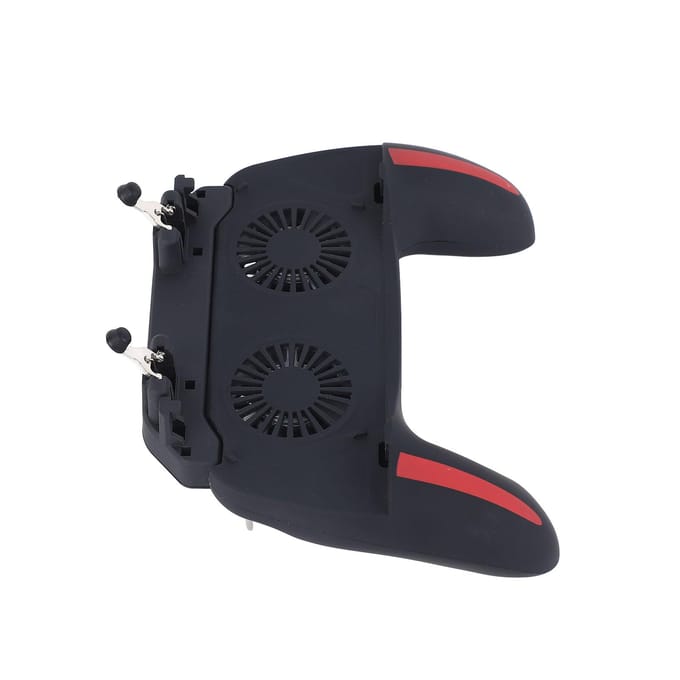 Mobiele Gamecontroller met Koelventilator Stille Werking Gaming Grip Gamepad Mobiele Controller black