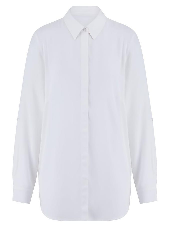 Lange blouse Van Emilia Lay wit