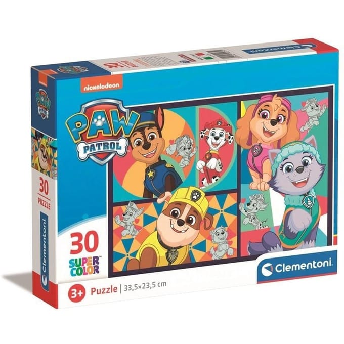 Clementoni - Puzzel - 30 Stukjes - Paw Patrol - Kinderpuzzel - Vanaf 3 jaar