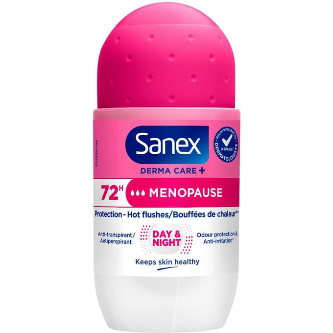 Sanex Derma Care+ Menopause 72h Roll-on Deodorant 53 ml