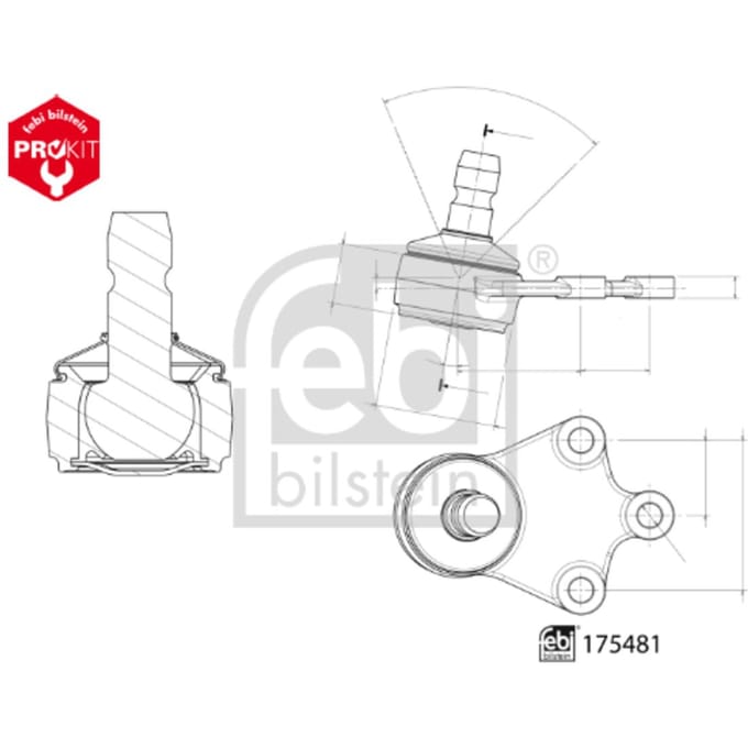 Fuseekogel FEBI BILSTEIN 175481
