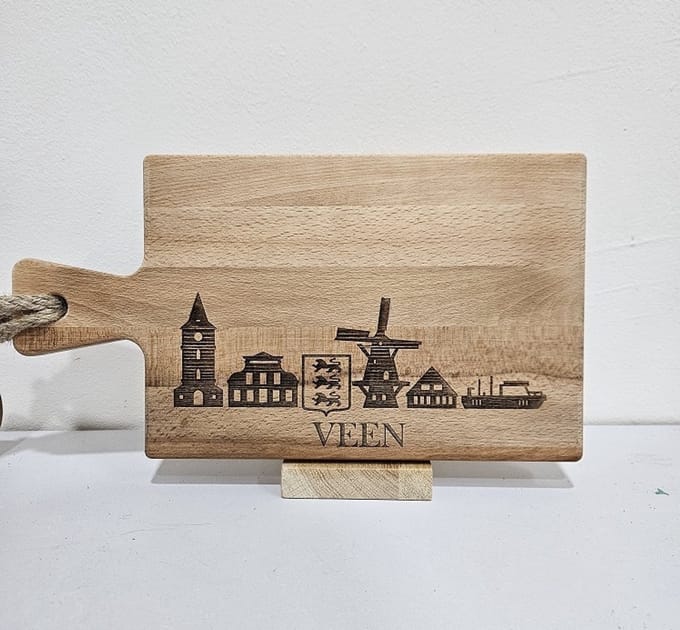 borrelplank beukenhout skyline Veen 34 cm