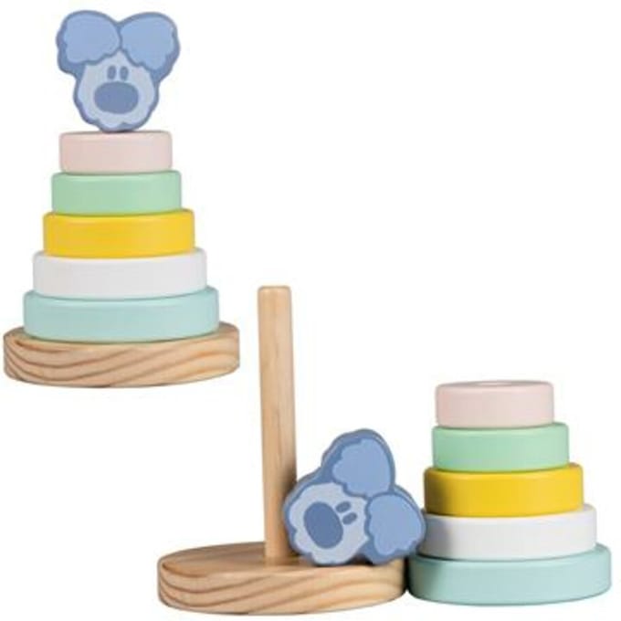 Rubo Toys - Woezel en Pip Woezel Baby Stacking Tower 7-piece.