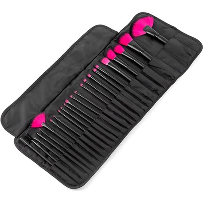 InnovaGoods Make-up borstel & kwastenset - 24 stuks
