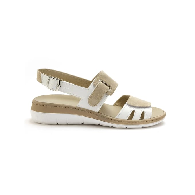 Vrouwen sandalen met klittenband Pédiconfort