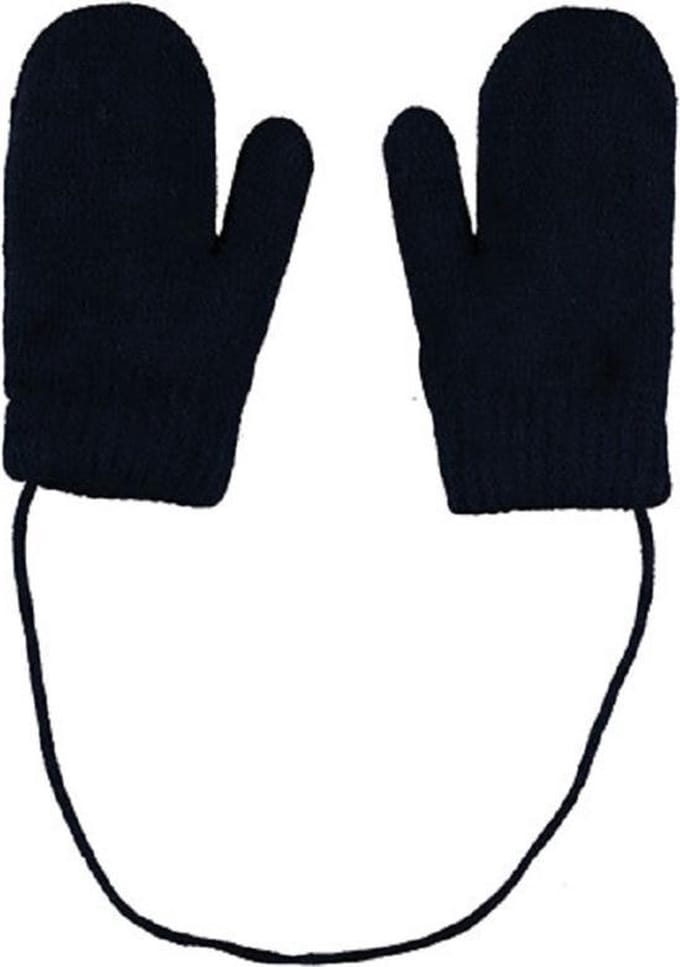 Sarlini Wanten Knit Teddy Voering Navy