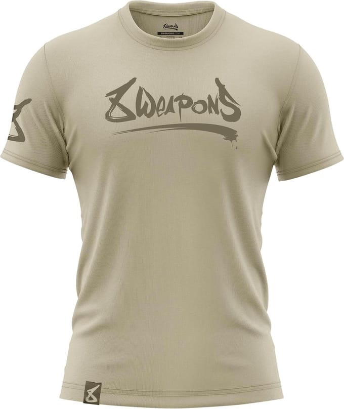 8 WEAPONS Muay Thai T-Shirt Unlimited Sand - S