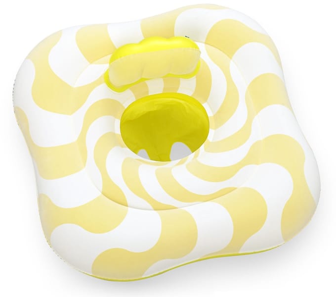 Bestway Comfortabele Zwemseat Met Golvend Design – 2 Ringen - 19,80 X 6,5 X 19,80cm