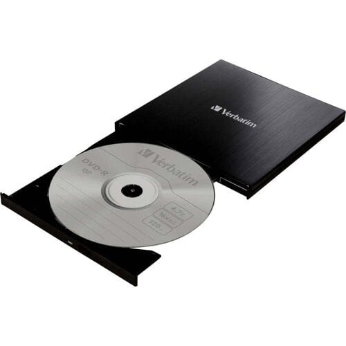 Verbatim Slimline - DVD±RW (±R DL) drive - USB 3.2 Gen 1 - Extern - DVD writer - USB 3.2 Gen 1 - Zwart