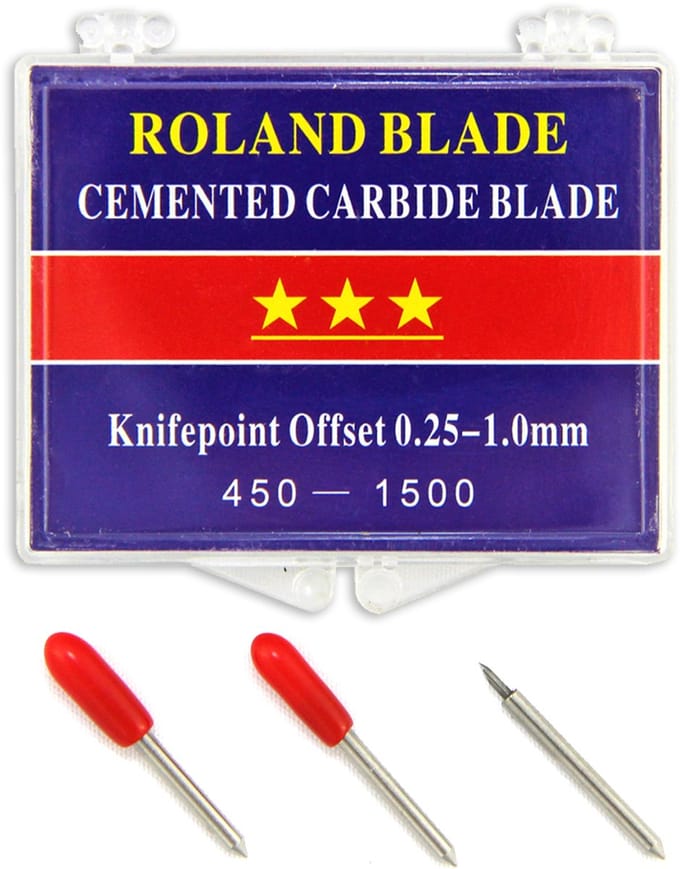 Roland plottermes - zilver - 0,25-1,0 mm - 3-stuks