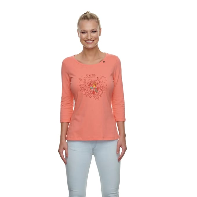 Dames-T-shirt met lange mouwen Ragwear Lorah Remake