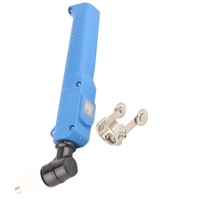 PT31 Plasma Snijkop Gebogen Handvat Handheld Plasma Snijbranderkop met Geleiderol
