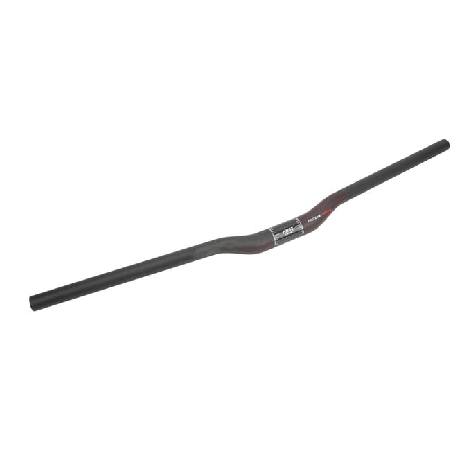 760mm Mountainbike Riser Stuur 3K Koolstofvezel Constructie Fiets Riser Stuur PartBend white