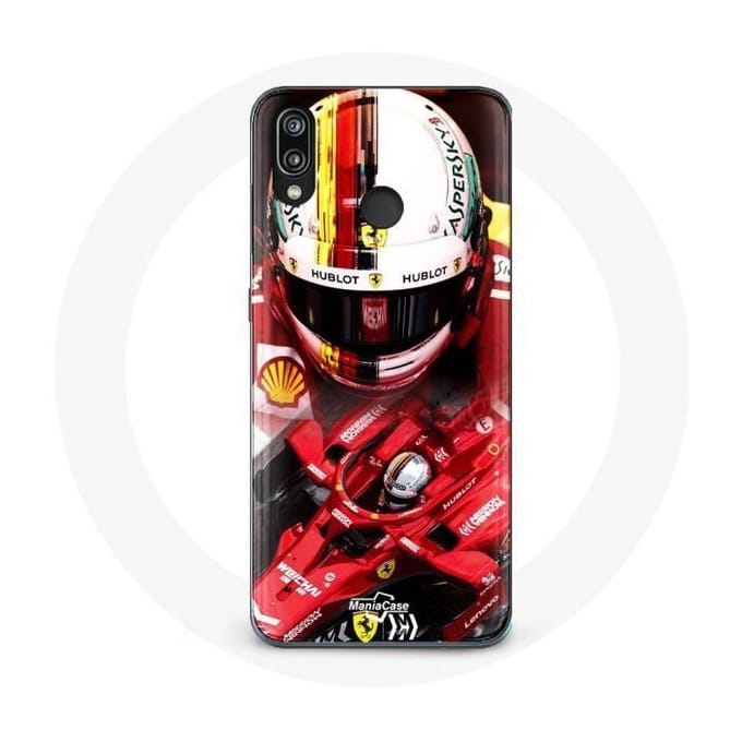 Hoesje - Formule 1 - P20 Lite - Rood - Flexibel - Sebastian Vettel rood
