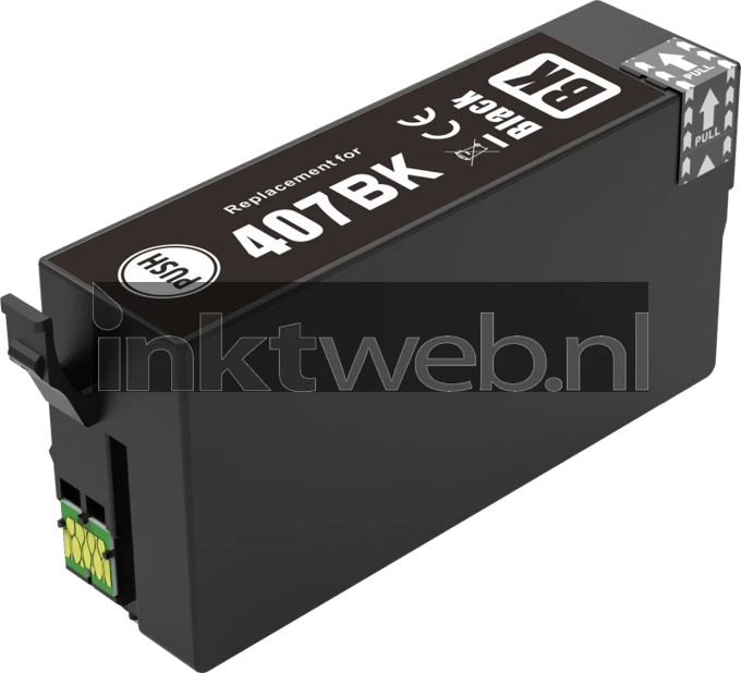 Huismerk Epson 407XL zwart (Huismerk (compatible))