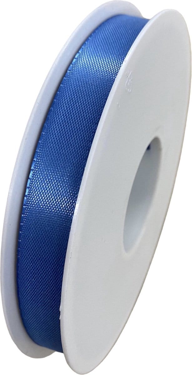 Kobaltblauw taftsatijn lint 15mm x 50 meter