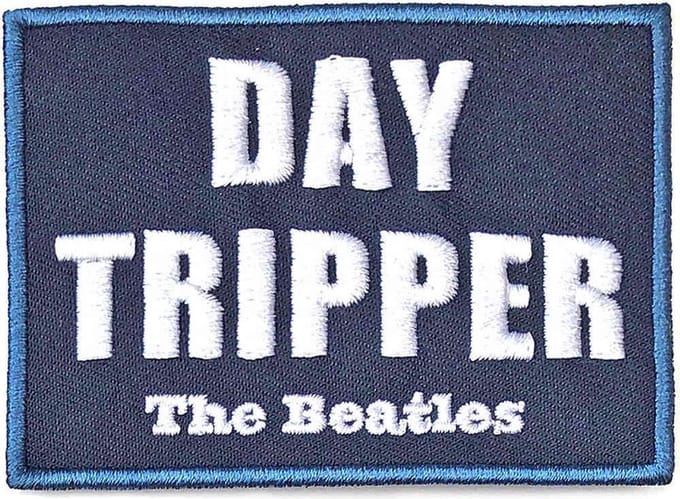 The Beatles - Day Tripper Patch - Blauw