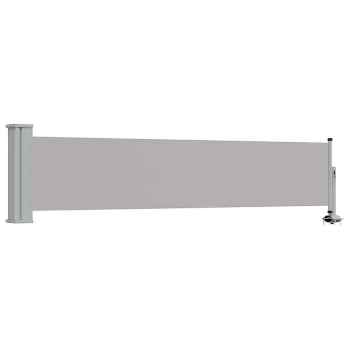vidaXL - Tuinscherm - uittrekbaar - 60x300 - cm - grijs