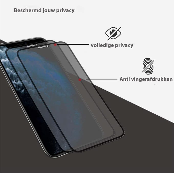 Arara iPhone XR Privacy Screenprotector 2Pack - iPhone XR Privacy Screenprotector - Privacy Screenprotector iPhone XR - Privacy Glass iPhone XR - Privacy Screenprotector iPhone XR - Privacy Screenprotector Arara