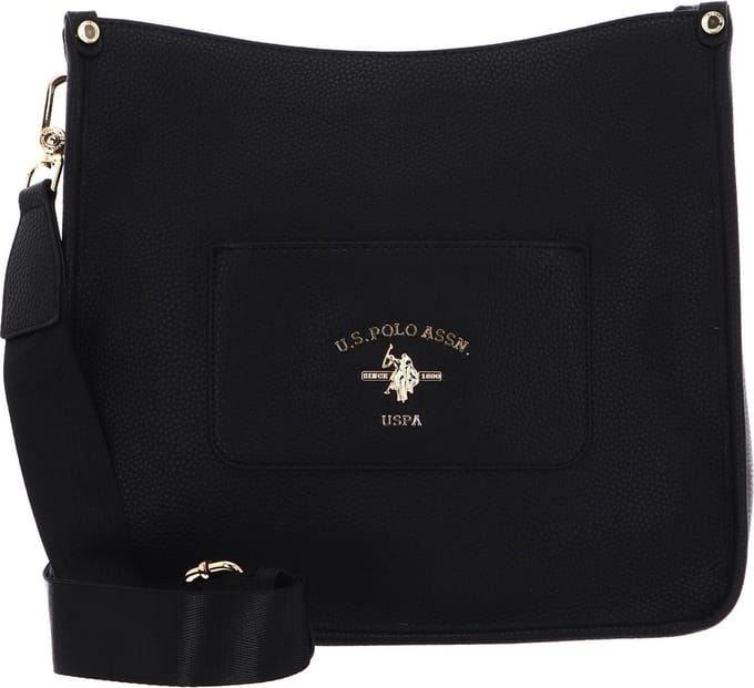 U.S. POLO ASSN. Schoudertas Stanford Hobo Black Zwart