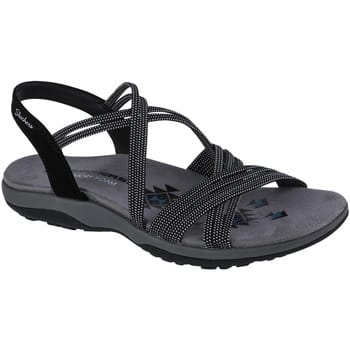 Skechers Reggae Slim - maat 36 - Turn It Up - Dames Sandalen - Zwart